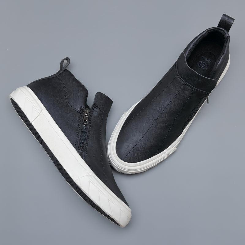 Zapatos mocasines de cuero vulcanizado para hombre - Urban Tribes Store