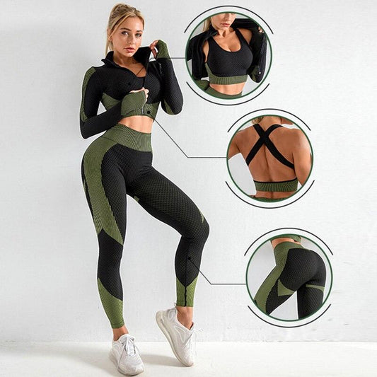 Conjunto Fitness mujer de dos o tres piezas. - Urban Tribes Store