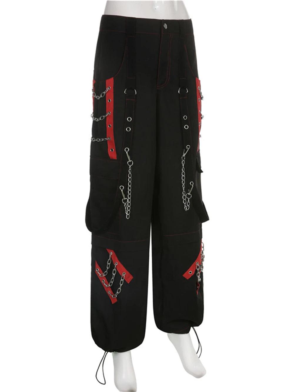 Pantalón gótico de pierna ancha para mujer - Urban Tribes Store