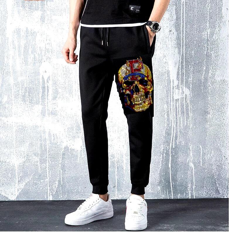 Pantalones de chándal con calavera para hombre - Urban Tribes Store