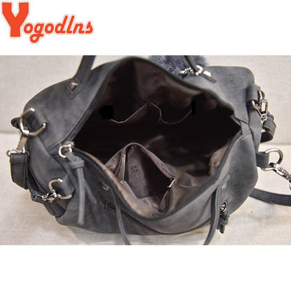 Bolso de cuero con remaches vintage - Urban Tribes Store