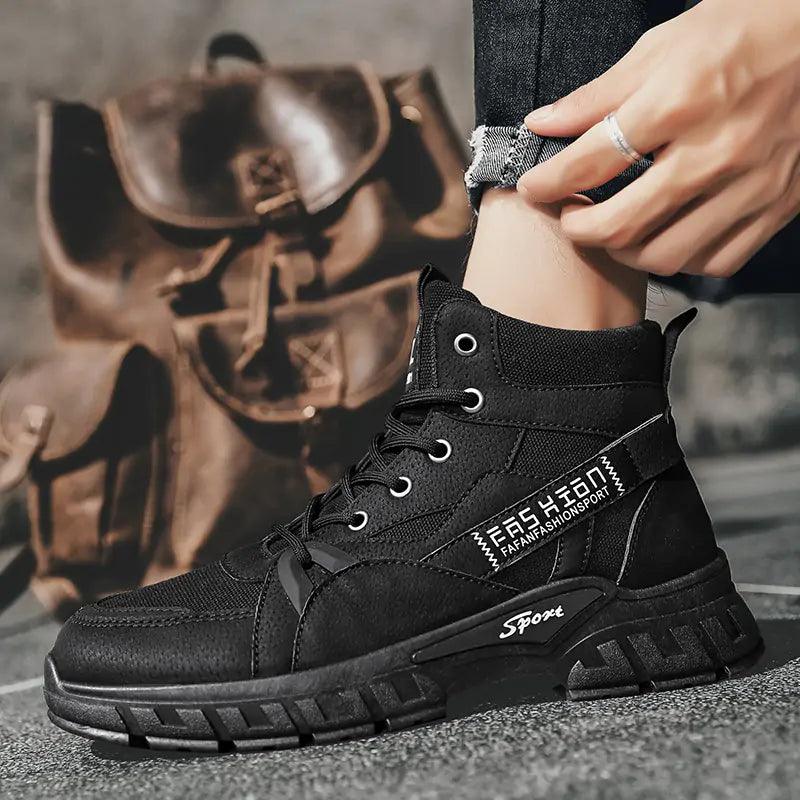 Botas Martin antideslizantes de cuero para senderismo al aire libre - Urban Tribes Store