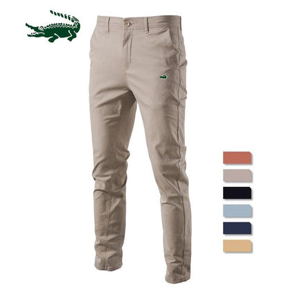 Pantalones de hombre ajustados de color liso - Urban Tribes Store