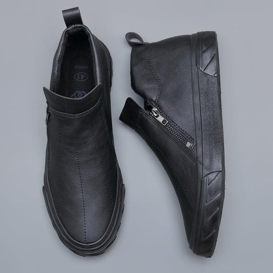 Zapatos mocasines de cuero vulcanizado para hombre - Urban Tribes Store