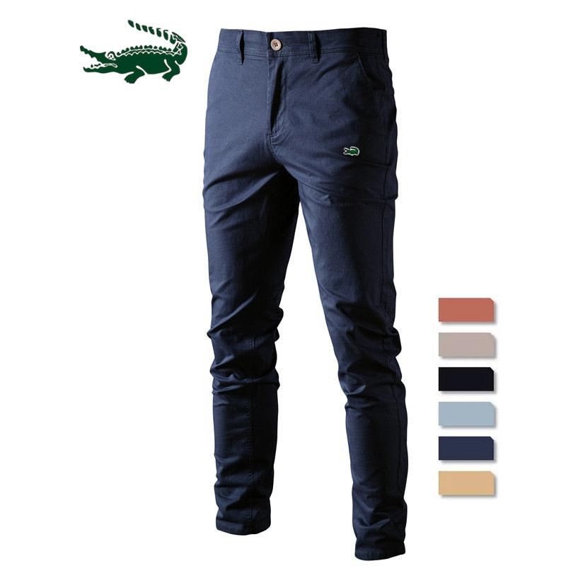 Pantalones de hombre ajustados de color liso - Urban Tribes Store