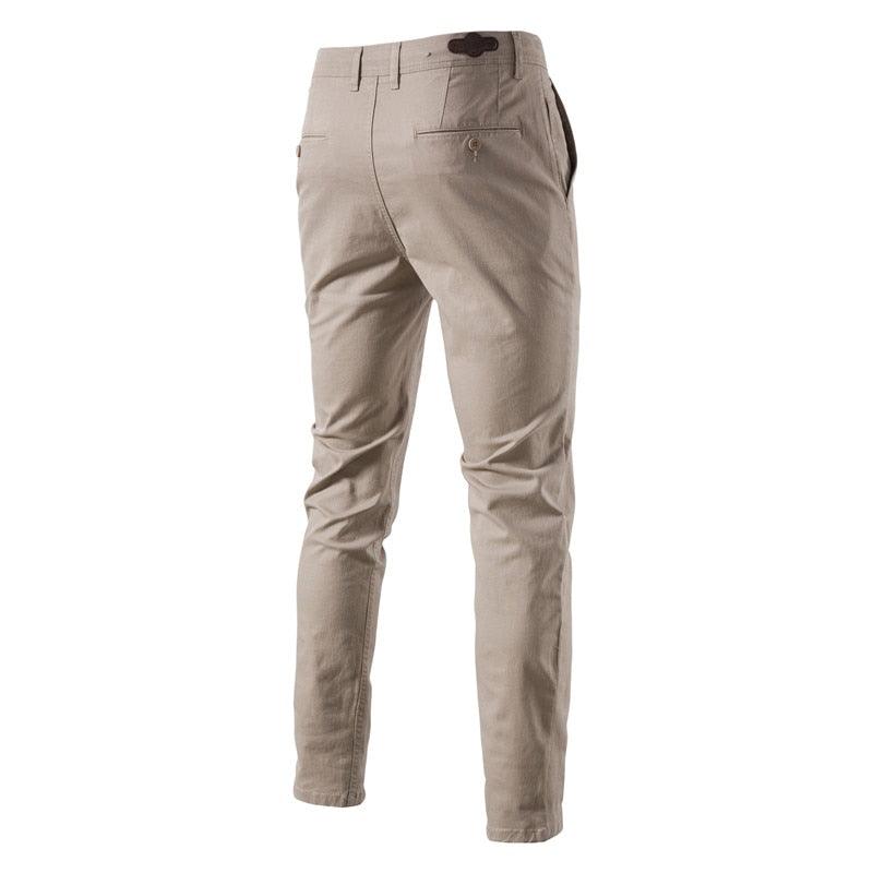 Pantalones de hombre ajustados de color liso - Urban Tribes Store