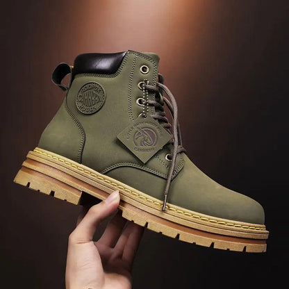 Botas altas de cuero para hombre - Urban Tribes Store